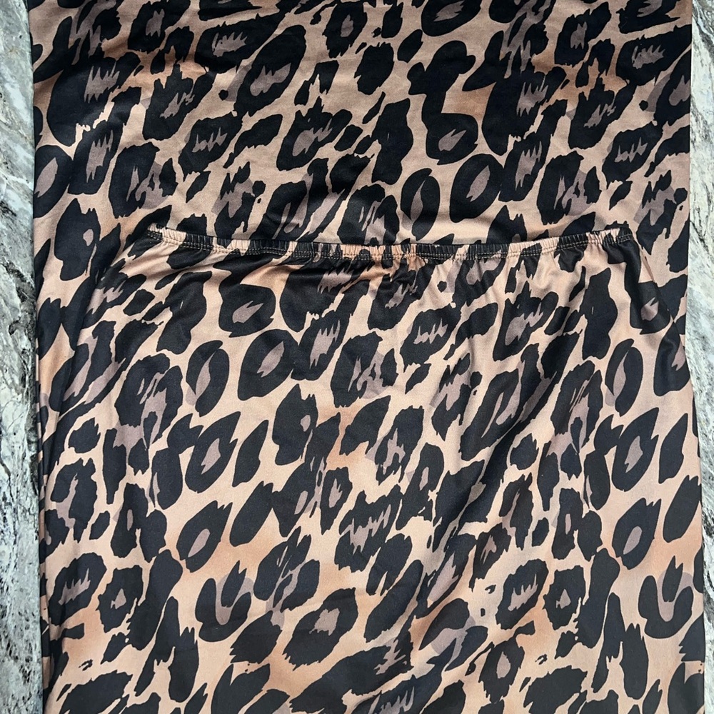 Leopard Print Skirt